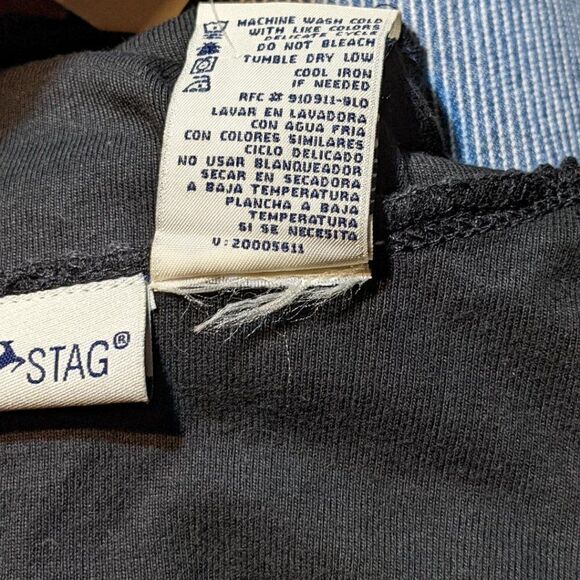 🆕NWT WHITE STAG BEAUTIFULLY EMBROIDERED BLACK TOP - S (4/6) - Picture 7 of 7